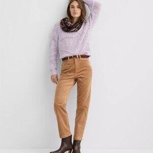 LOFT Straight Corduroy Pants – Perfect Camel Tan – Size 25P (0P)
